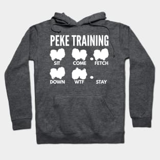 Peke Training Pekingese Dog Tricks Hoodie